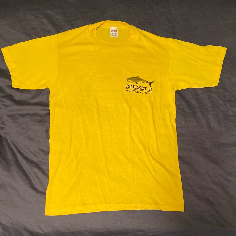 80’s VTG Cricket II Great White Shark 3,427 LB T-Shirt Single Stich Unisex